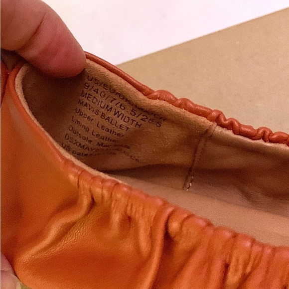 $169 New Gentle Souls Mavis Mid Brown Leather Ballet Flats Size 9M - Picture 4 of 9